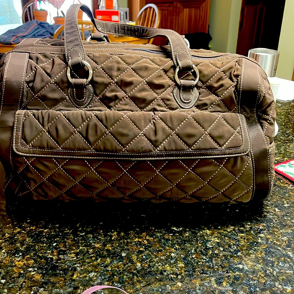 Vera Bradley weekend bag.. Used a couple of times lots of room.